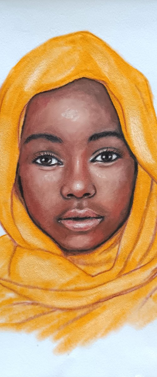 African girl by Mateja Marinko