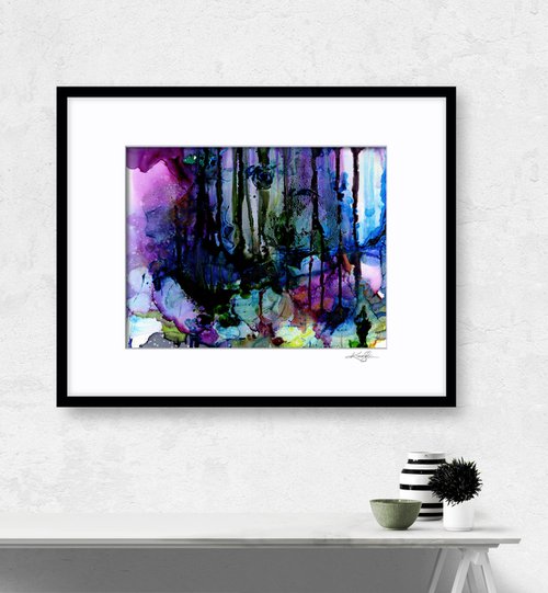 A Mystic Encounter 26 - Zen Abstract Painting by Kathy Morton Stanion by Kathy Morton Stanion