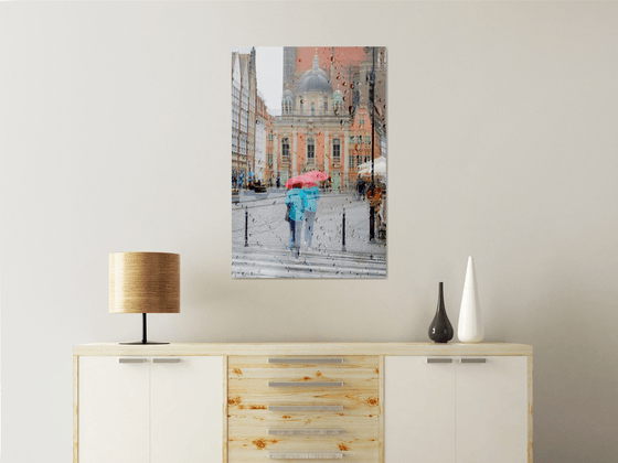 " Gdansk. Rain. Old city " Limited Edition 1 / 15