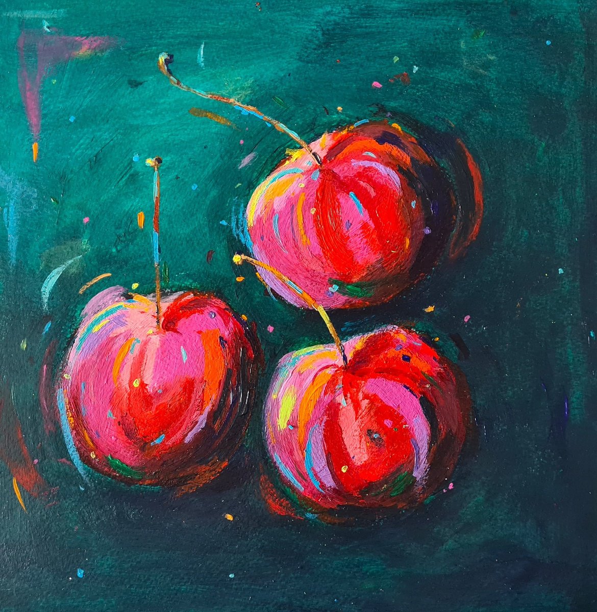 Three Cherries by Dawn Underwood