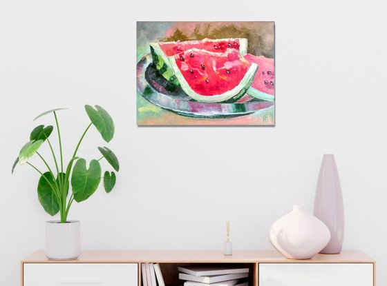 Watermelon slices