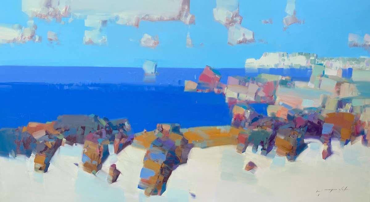 Carmel By Vahe Yeremyan, 55 X 30, Artwork For Sale On Artfinder