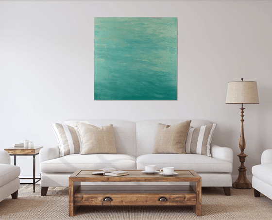 Flowing Water - Modern Abstract Expressionist Seascape