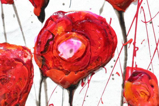 melted poppies