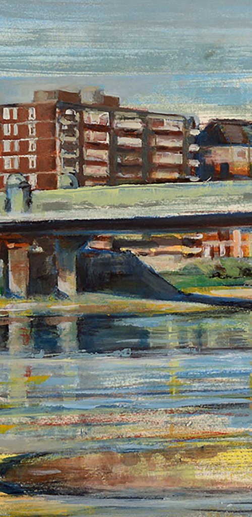Fulham Railway Bridge by Isabel Hutchison