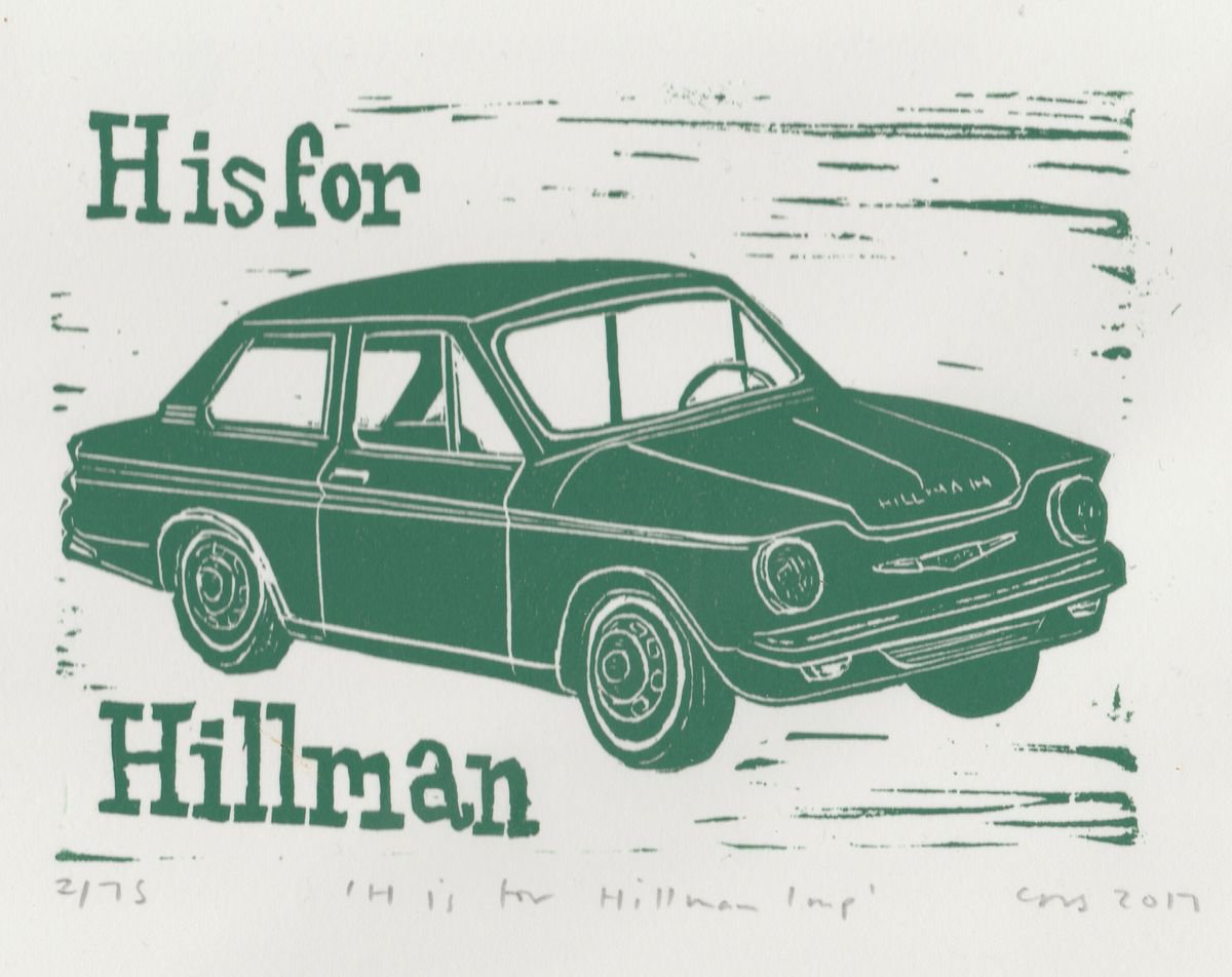 H is for Hillman Imp by Caroline Nuttall-Smith