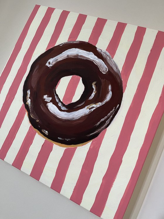 Striped Vintage Doughnut
