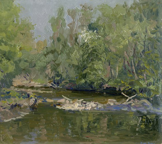 Spring. Kamenka River
