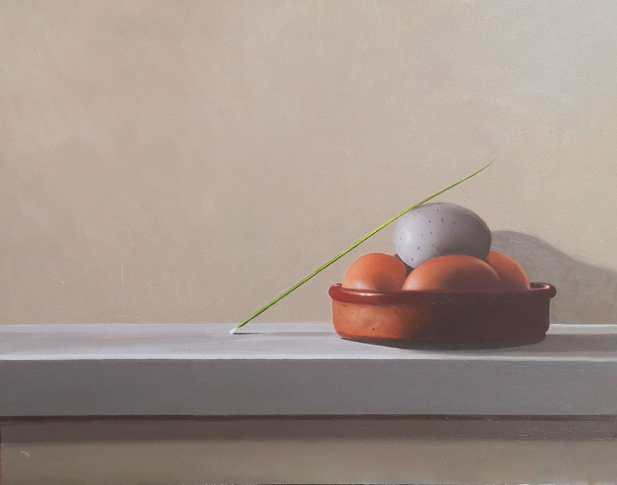Eggs and chive by Mike Skidmore