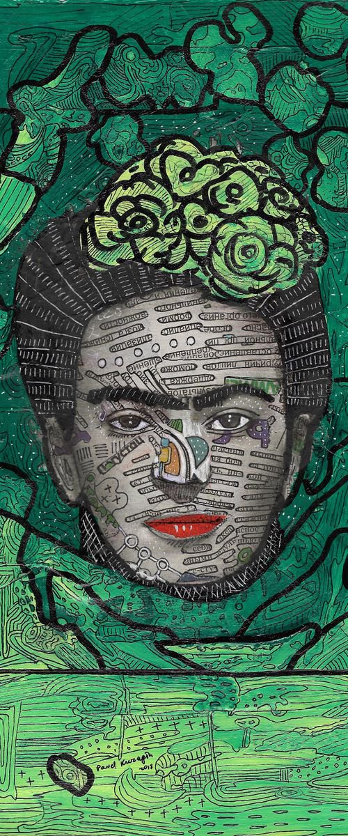 Portrait of Frida # 18 by Pavel Kuragin