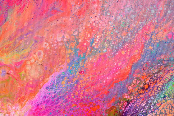 Flowing Energy 61 - Large Colorful Abstract