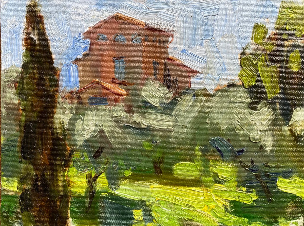 Near Colosseum 18x24 cm| oil painting by Nataliia Nosyk