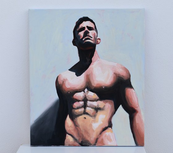 “Toward the Light” - Male figure