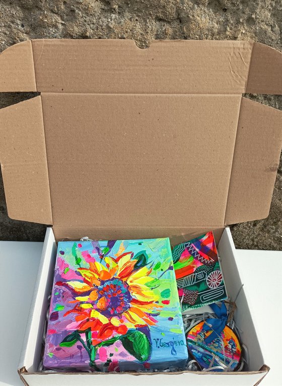 Art gift box - Sunflower