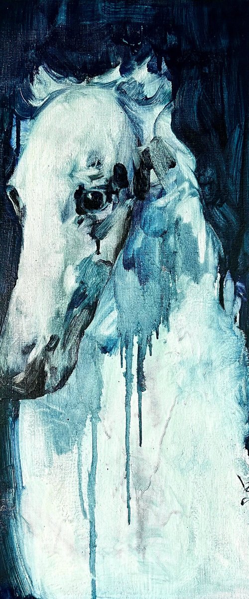 White Dog by Inga Makarova
