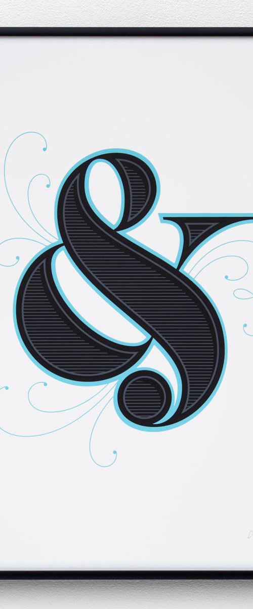 Ampersand A3 Screen Print by The Lost Fox