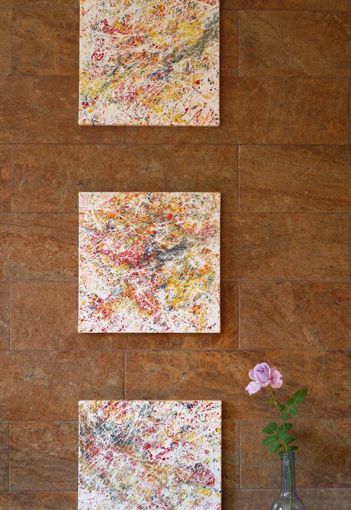 Glaze 30, triptych by Dima Braga