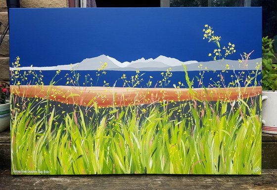 Arran from Scalpsie Bay, Bute, Scotland