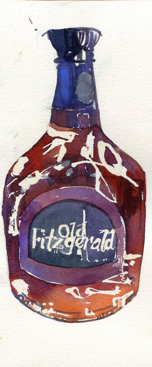 Old Fitzgerald watercolour painting by Hannah Clark