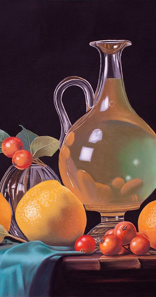Big Belly Glass Vessel by Dietrich Moravec