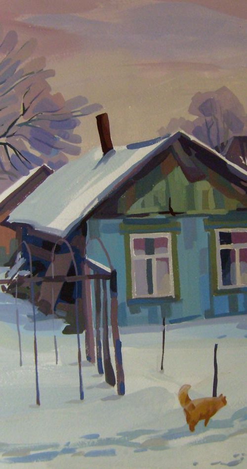 Etude gouache1 by Sergey  Kachin