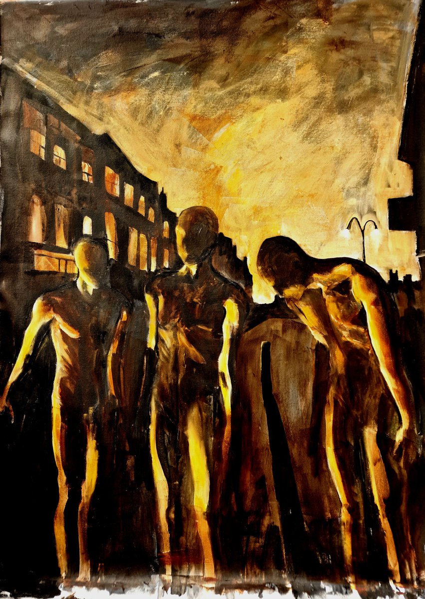 Strangers on a Dark Street by Leezee Lee ( Georgiana L. Nicolae)