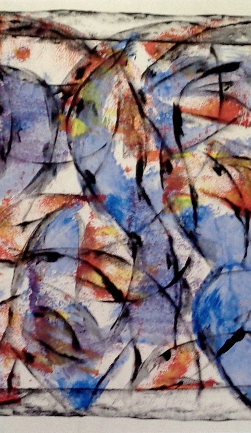 abstract-painting by Heinz Theuerkauf
