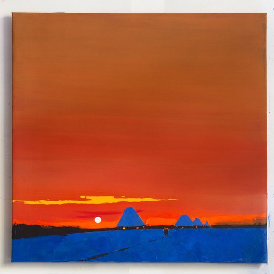 Orange sky