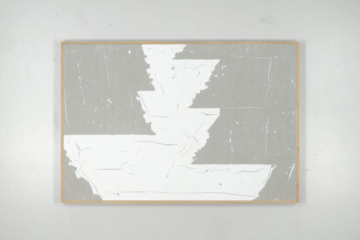 Abstract Painting By Johan Soderstrom, 48 X 35, Fjord 1, Original Artwork