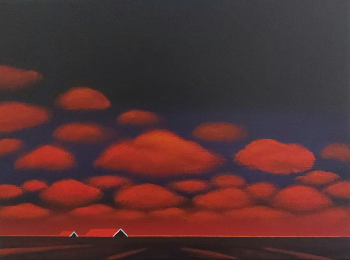 Yayoi Kusama clouds (August) by Nelly van Nieuwenhuijzen