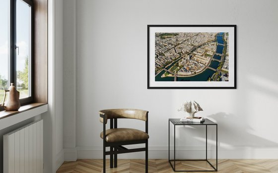 Île de la Cité, Paris, with the Norte-Dame