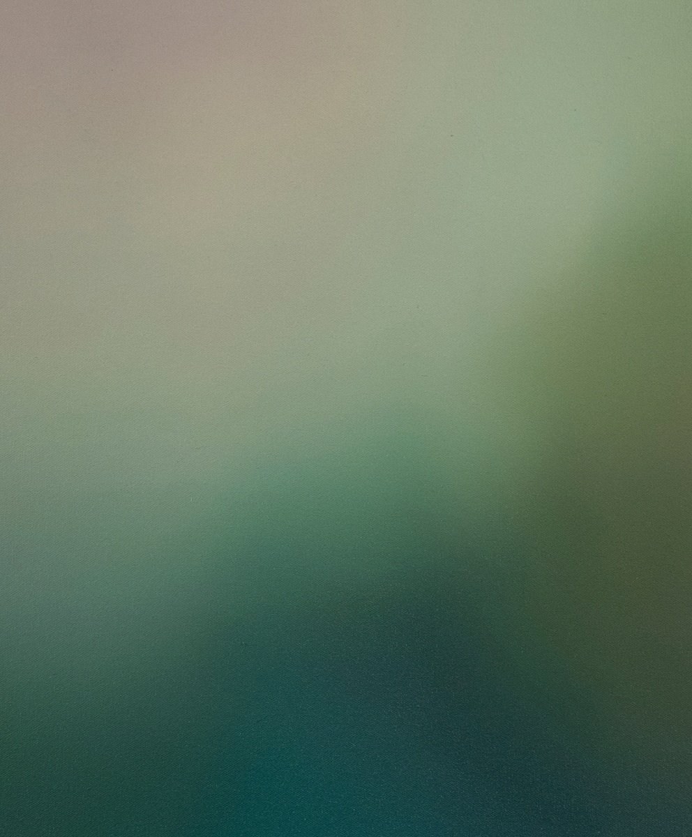 Organic Landscape Oil Painting By Nicole Rose, 21 X 25", At The Circle, Original Artwork