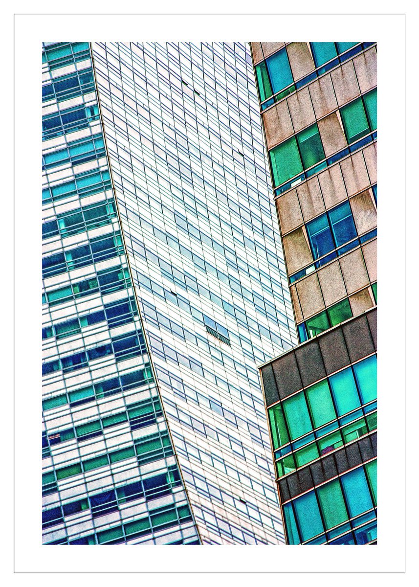 Geometric Cityscapes Photograph By Beata Podwysocka, 20 X 28, Facade 48, Original Artwork