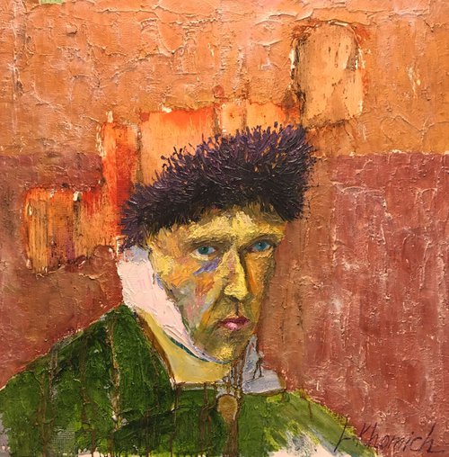 Van Gogh Selfie Modern Art by Leo Khomich
