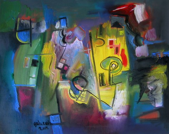 Composition in Red, Yellow, Blue