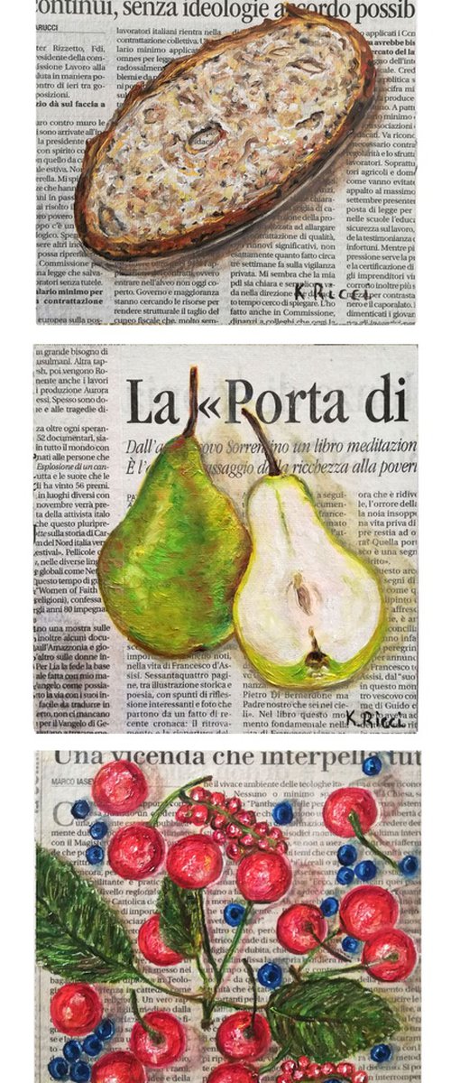 Bread and Fruits News-inspired by Katia Ricci