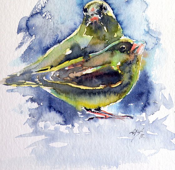 Greenfinches