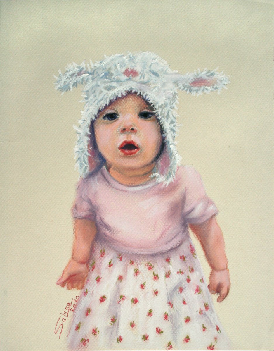 I’m your Bunny!.. /  ORIGINAL PAINTING by Salana Art Gallery
