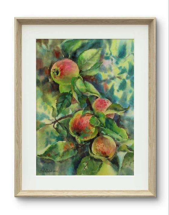 Autumn Apples. Original.