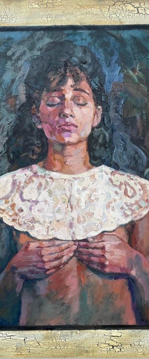 Vintage collar by Nadezda Stupina