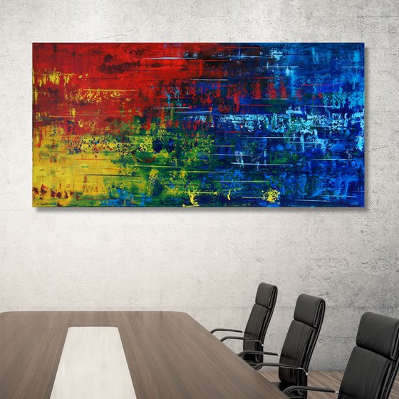 Color Rush IV (140 x 70 cm) (56x28 inches) XXL