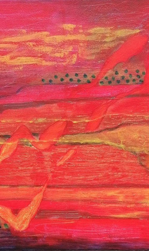 Fiery Landscape by Pamela McMahon