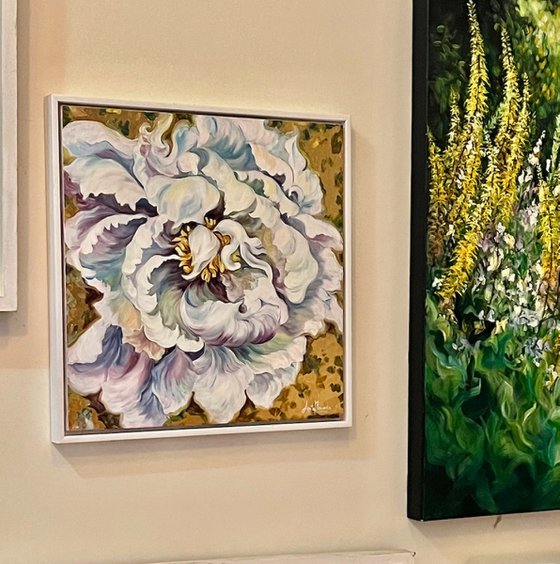 Embrace- Peony Flower Painting