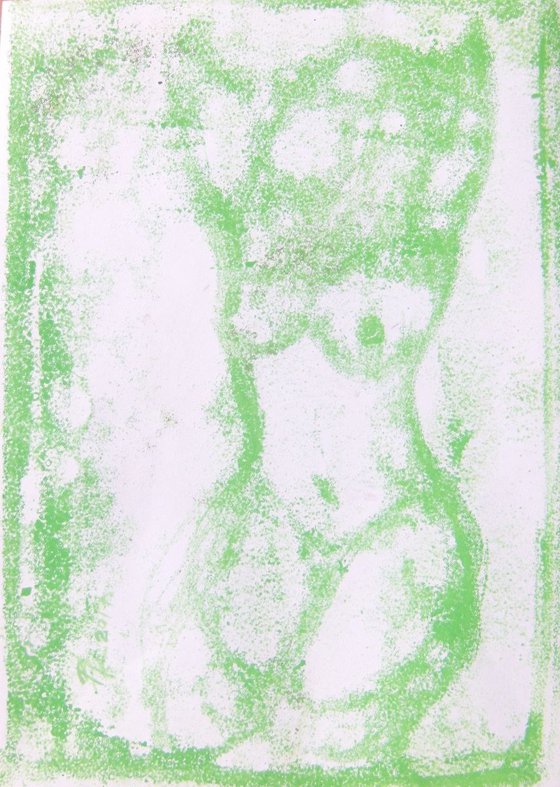 Nude monotype # 36