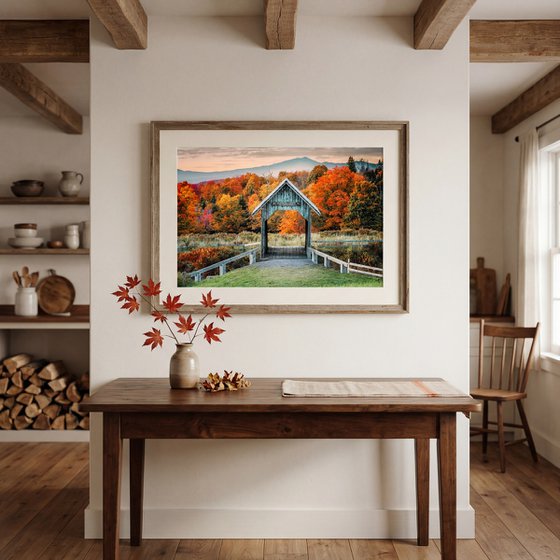 A.M. Foster Bridge in Autumn