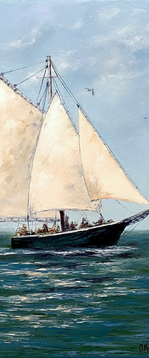 Sailing adventure by Olga Kurbanova