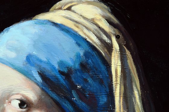 Girl with a Pearl Earring, after Vermeer (L'une 108)