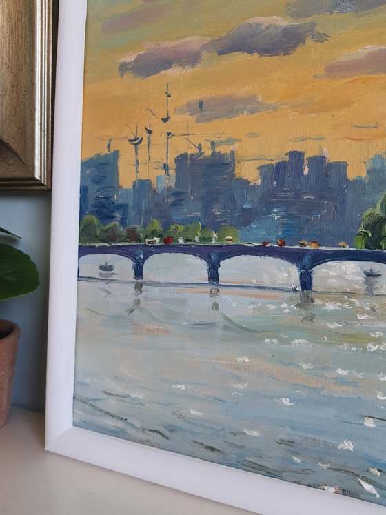 View of London with Parliament