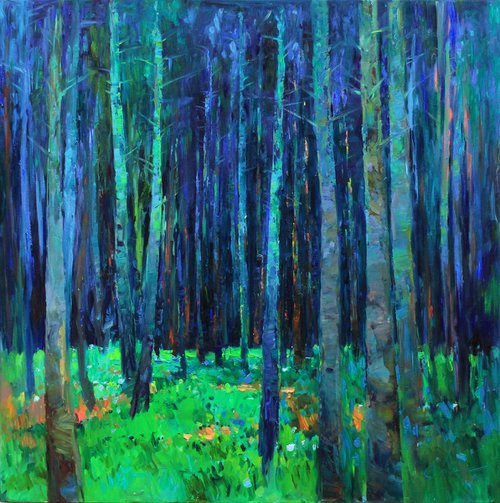 Dark forest by Sergei Chernyakovsky