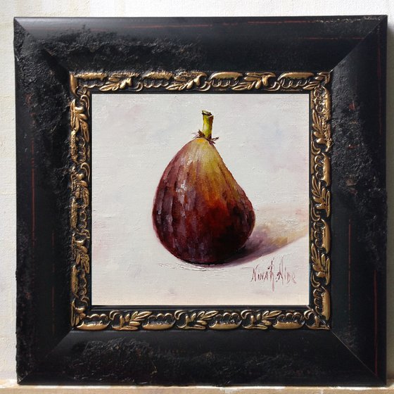 Fig California Still Life Fruit Original Oil Painting